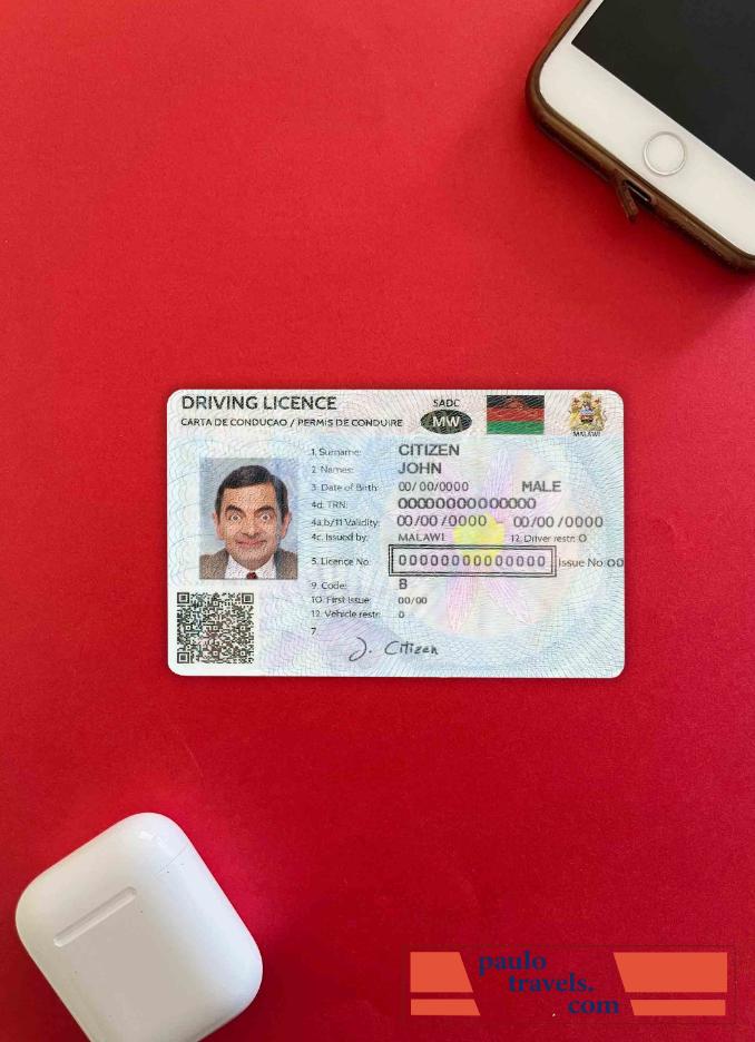 Malawi DL  photolook FRONT PSD template